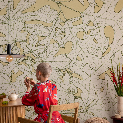 Dekoracyjna fototapeta na ścianę Liście drzew