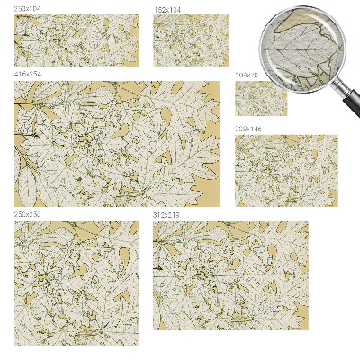 Dekoracyjna fototapeta na ścianę Liście drzew