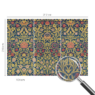 Fototapeta fizelinowa do sypialni Fototapeta fizelinowa do sypialni Kwiatowy wzór