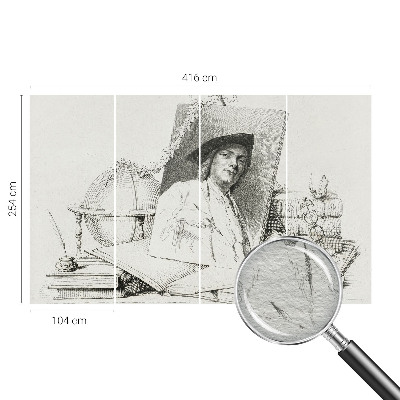 Tapeta fotograficzna fizelinowa Tapeta fotograficzna fizelinowa Artystyczny portret