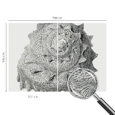 Nowoczesna fototapeta do salonu Nowoczesna fototapeta do salonu Sztuka natury