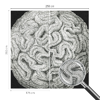 Tapeta fotograficzna Tapeta fotograficzna Kulista struktura