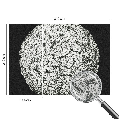 Tapeta fotograficzna Tapeta fotograficzna Kulista struktura