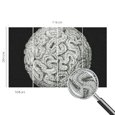 Tapeta fotograficzna Tapeta fotograficzna Kulista struktura