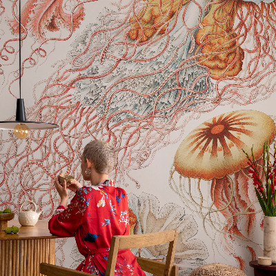 Fototapeta fizelinowa do sypialni Fantazyjne meduzy