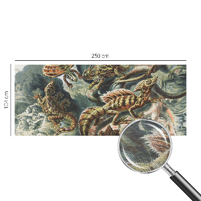 Fototapeta fizelinowa z nadrukiem Fototapeta fizelinowa z nadrukiem Egzotyczne gady