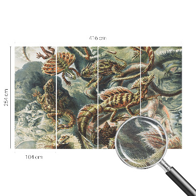 Fototapeta fizelinowa z nadrukiem Fototapeta fizelinowa z nadrukiem Egzotyczne gady