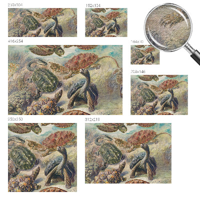 Tapeta fotograficzna Żółwiej fauna