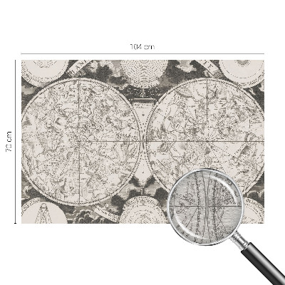 Nowoczesna fototapeta do salonu Nowoczesna fototapeta do salonu Gwiezdna mapa