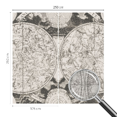 Nowoczesna fototapeta do salonu Nowoczesna fototapeta do salonu Gwiezdna mapa