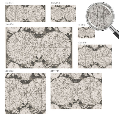 Nowoczesna fototapeta do salonu Nowoczesna fototapeta do salonu Gwiezdna mapa