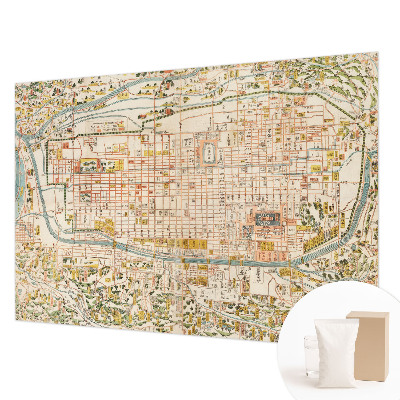 Dekoracyjna fototapeta na ścianę Dekoracyjna fototapeta na ścianę Zabytkowa mapa