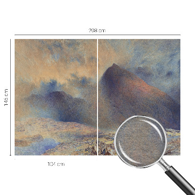 Fototapeta fizelinowa z nadrukiem Górski pejzaż