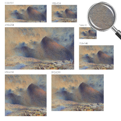 Fototapeta fizelinowa z nadrukiem Górski pejzaż