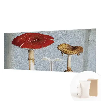 Fototapeta fizelinowa z nadrukiem z motywem grzybowych rycin