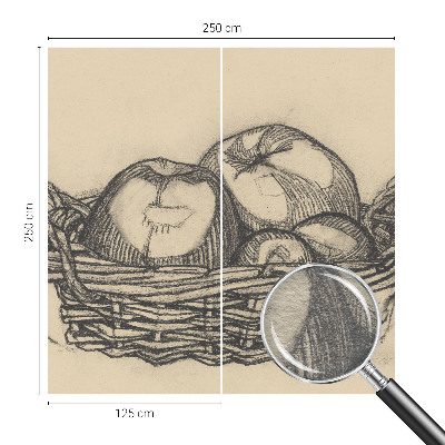 Tapeta fotograficzna Tapeta fotograficzna Kosz owoców