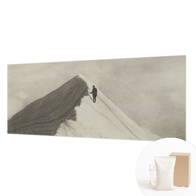 Dekoracyjna fototapeta na ścianę Samotny wspinacz
