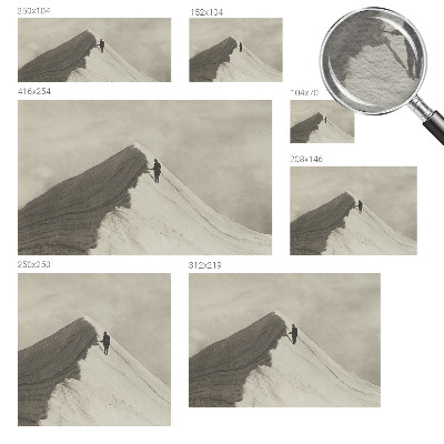 Dekoracyjna fototapeta na ścianę Samotny wspinacz