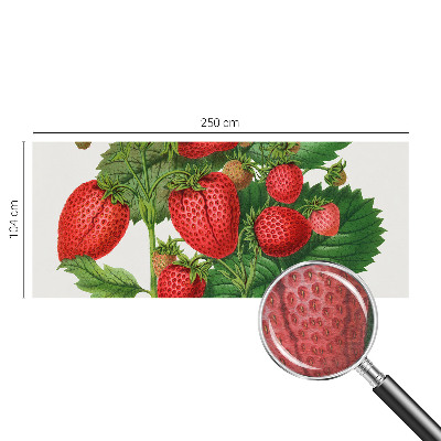 Fototapeta fizelinowa do sypialni z motywem letnich owoców
