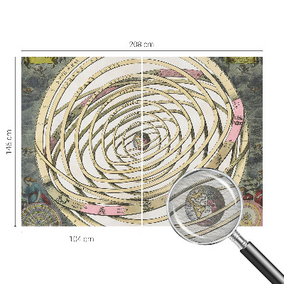Tapeta fotograficzna z motywem kosmicznej spirali