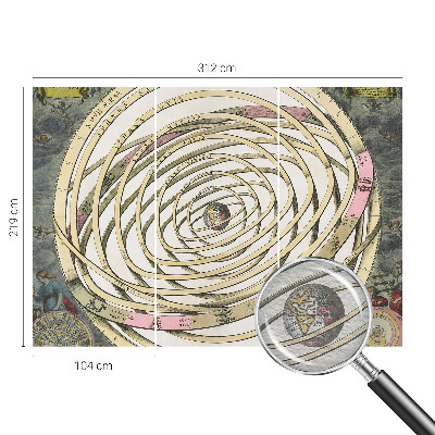 Tapeta fotograficzna z motywem kosmicznej spirali