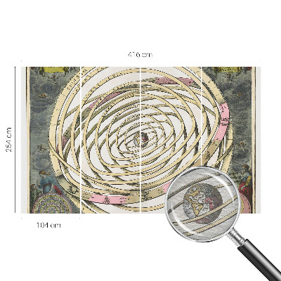 Tapeta fotograficzna z motywem kosmicznej spirali