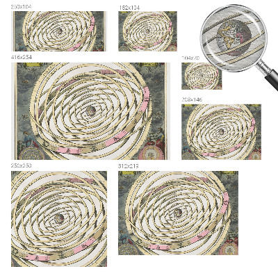 Tapeta fotograficzna z motywem kosmicznej spirali