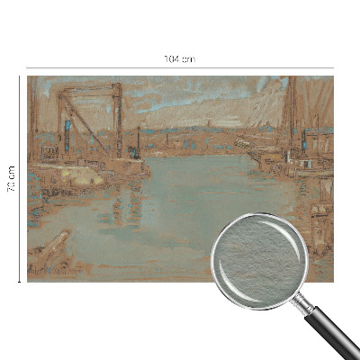 Dekoracyjna fototapeta na ścianę Portowe widoki