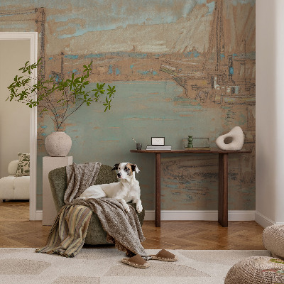 Dekoracyjna fototapeta na ścianę Portowe widoki