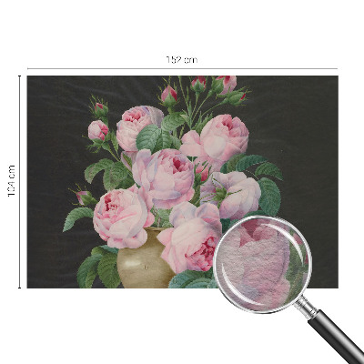 Tapeta fotograficzna z motywem kwiatowym w eleganckim stylu