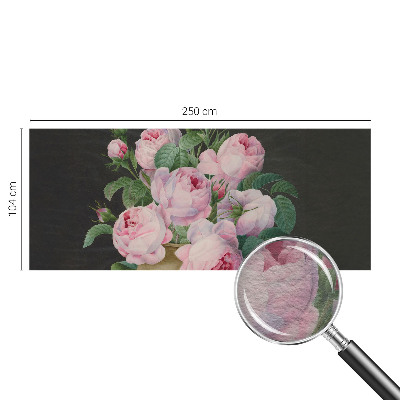 Tapeta fotograficzna z motywem kwiatowym w eleganckim stylu