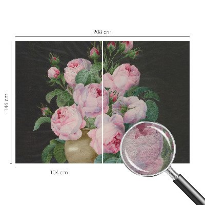 Tapeta fotograficzna z motywem kwiatowym w eleganckim stylu