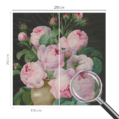 Tapeta fotograficzna z motywem kwiatowym w eleganckim stylu