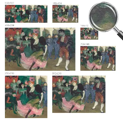 Fototapeta fizelinowa do sypialni z motywem tańca balowego