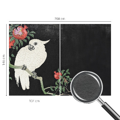 Fototapeta fizelinowa z nadrukiem Papuga granaty