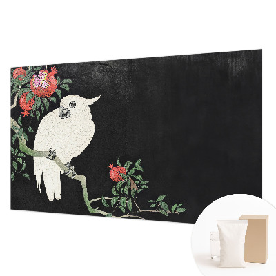 Fototapeta fizelinowa z nadrukiem Papuga granaty