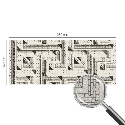 Fototapeta na ścianę Fototapeta na ścianę Ceglany labirynt