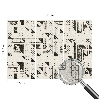 Fototapeta na ścianę Fototapeta na ścianę Ceglany labirynt