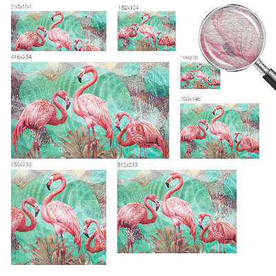 Nowoczesna fototapeta do salonu Nowoczesna fototapeta do salonu Egzotyczne ptaki