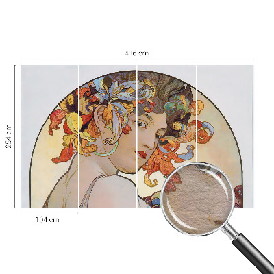 Fototapeta fizelinowa z nadrukiem Fototapeta fizelinowa z nadrukiem Kolorowa secesja