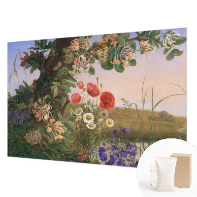 Fototapeta na ścianę z motywem kwiatowym w spokojnej, sielankowej stylistyce