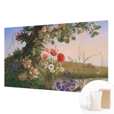 Fototapeta na ścianę z motywem kwiatowym w spokojnej, sielankowej stylistyce