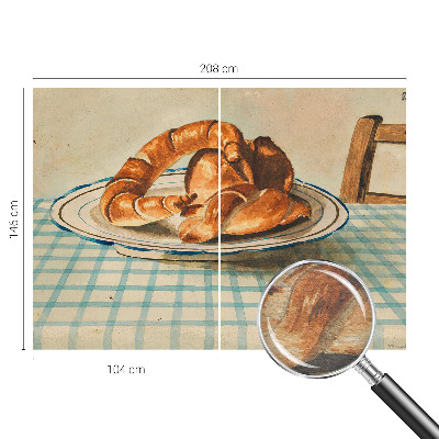 Tapeta fotograficzna fizelinowa z motywem kuchennych wypieków