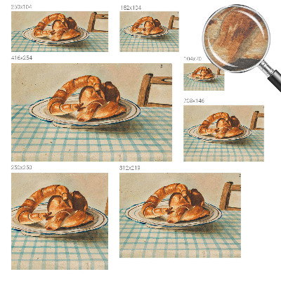Tapeta fotograficzna fizelinowa z motywem kuchennych wypieków