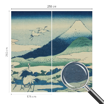 Fototapeta na ścianę Żurawie i góry