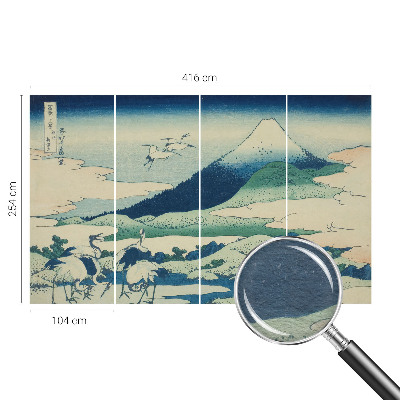 Fototapeta na ścianę Żurawie i góry