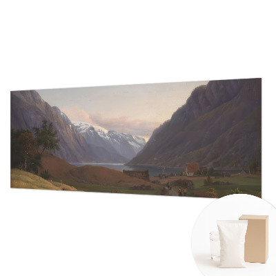 Fototapeta fizelinowa do sypialni z motywem górskiej panoramy