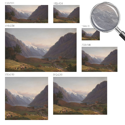 Fototapeta fizelinowa do sypialni Fototapeta fizelinowa do sypialni Górska panorama