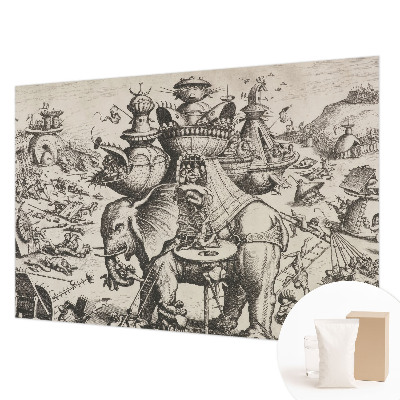 Tapeta fotograficzna Tapeta fotograficzna Groteskowa batalia