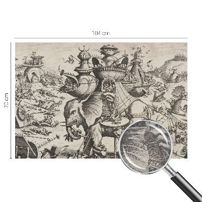 Tapeta fotograficzna Groteskowa batalia